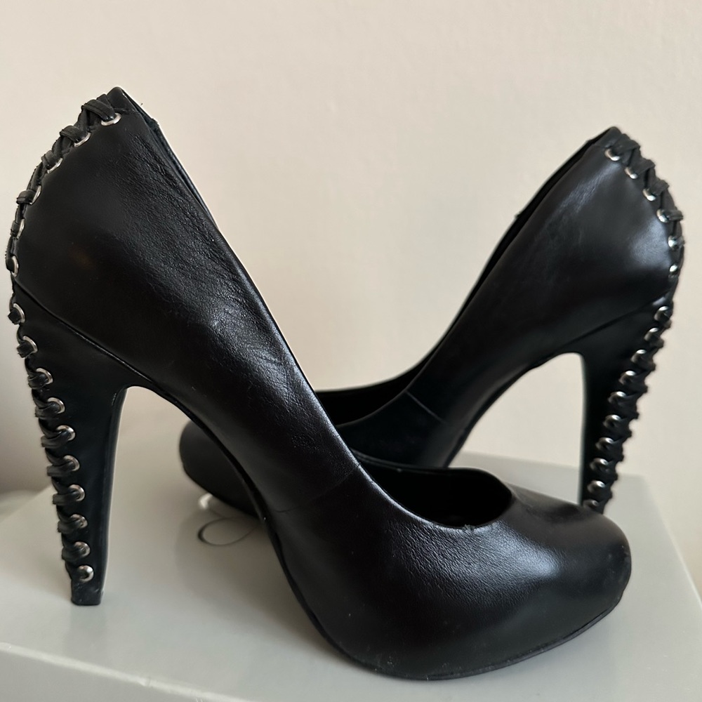 Jessica Simpson Black Nellia Heels size 7.5